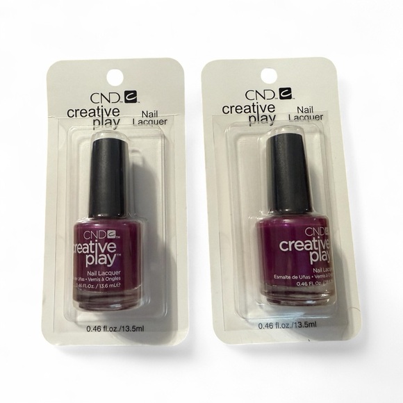 TWO (2) CND Creative Play Polish #444 Nail Lacquer Raisin' Eyebrows NEW SEALED - Picture 1 of 12